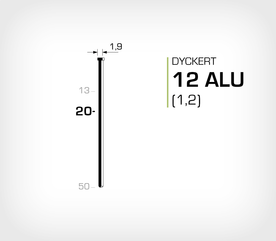 Dyckert 12/20 (SKN 12-20) Aluminium