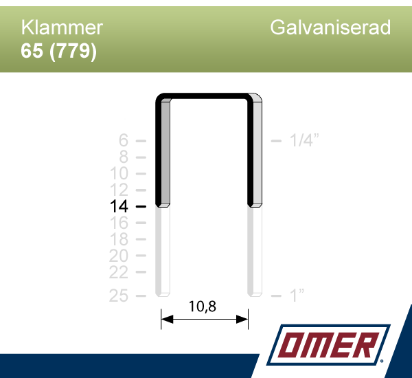 Klammer 65/14 (779-14) - Ask