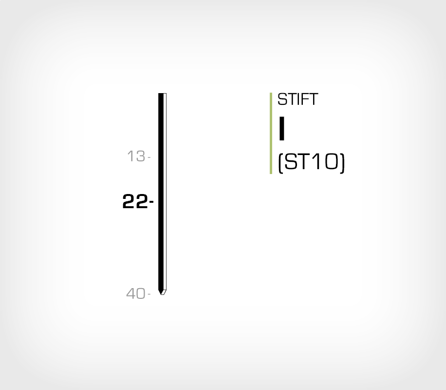 Stift I/22 Galv - Stiftverktyg