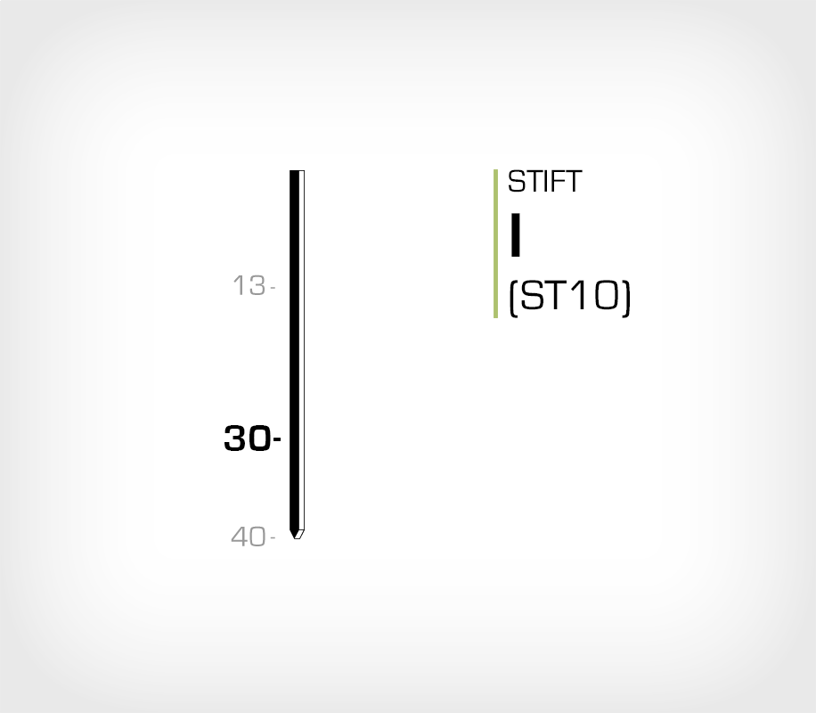 Stift I/30 Galv - Stiftverktyg