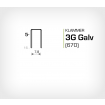 Klammer 3G/5 Galv (670-05) - 10000 st / ask