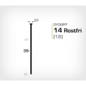 Dyckert 14/35 SS Rostfri (SKN 16-35 SS) - 4000 st /ask