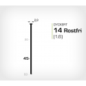 Dyckert 14/45 SS Rostfri (SKN 16-45 SS) - 4000 st /ask