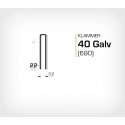 Klammer 40/22 Galv (690-22) - 10000 st / ask