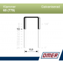 Klammer 65/10 (779-10) - 5000 st / ask