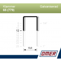 Klammer 65/12 (779-12) - 5000 st / ask