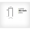 Klammer 80/6 Galv (680-06) - 10000 st / ask