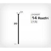 Dyckert 14/20SS Rostfri (SKN 16-20SS)