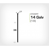 Dyckert 14/38 Elförzinkad (SKN 16-38)