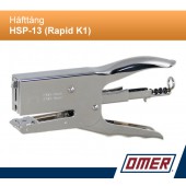 Häfttång HSP-13 (Rapid K1) för 26 klammer