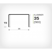 Klammer 35/15 (560-15K) - OMER