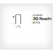 Klammer 3G/4 SS Rostfri (670-04 SS)