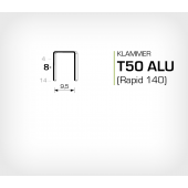Aluminium Klammer T50/8 ALU (671-8) - OMER