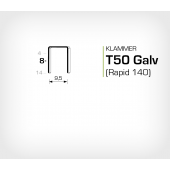 Klammer T50/8 Galv (140-8) - OMER