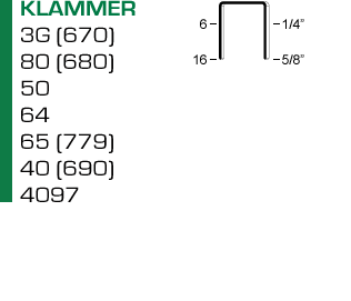 Klammer för klammerverktyg ROC